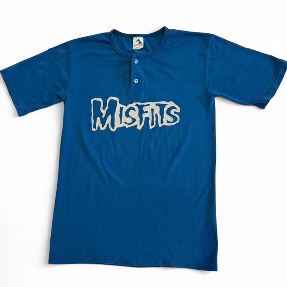 Misfits Blue Band Tee Adult Size Small - Picture 1 of 5